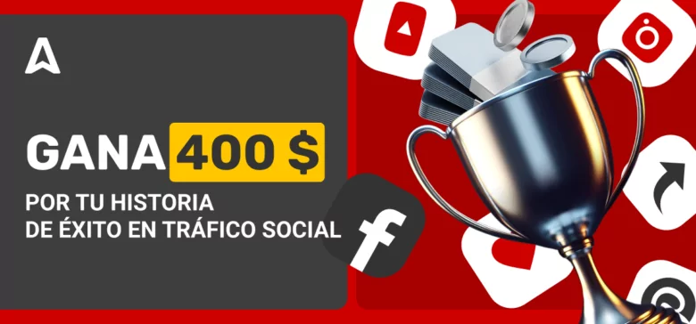 Nueva promoción: Concurso de casos de monetización del tráfico social con Smartlink