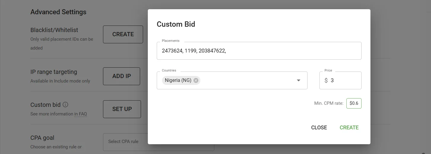 bid-customization