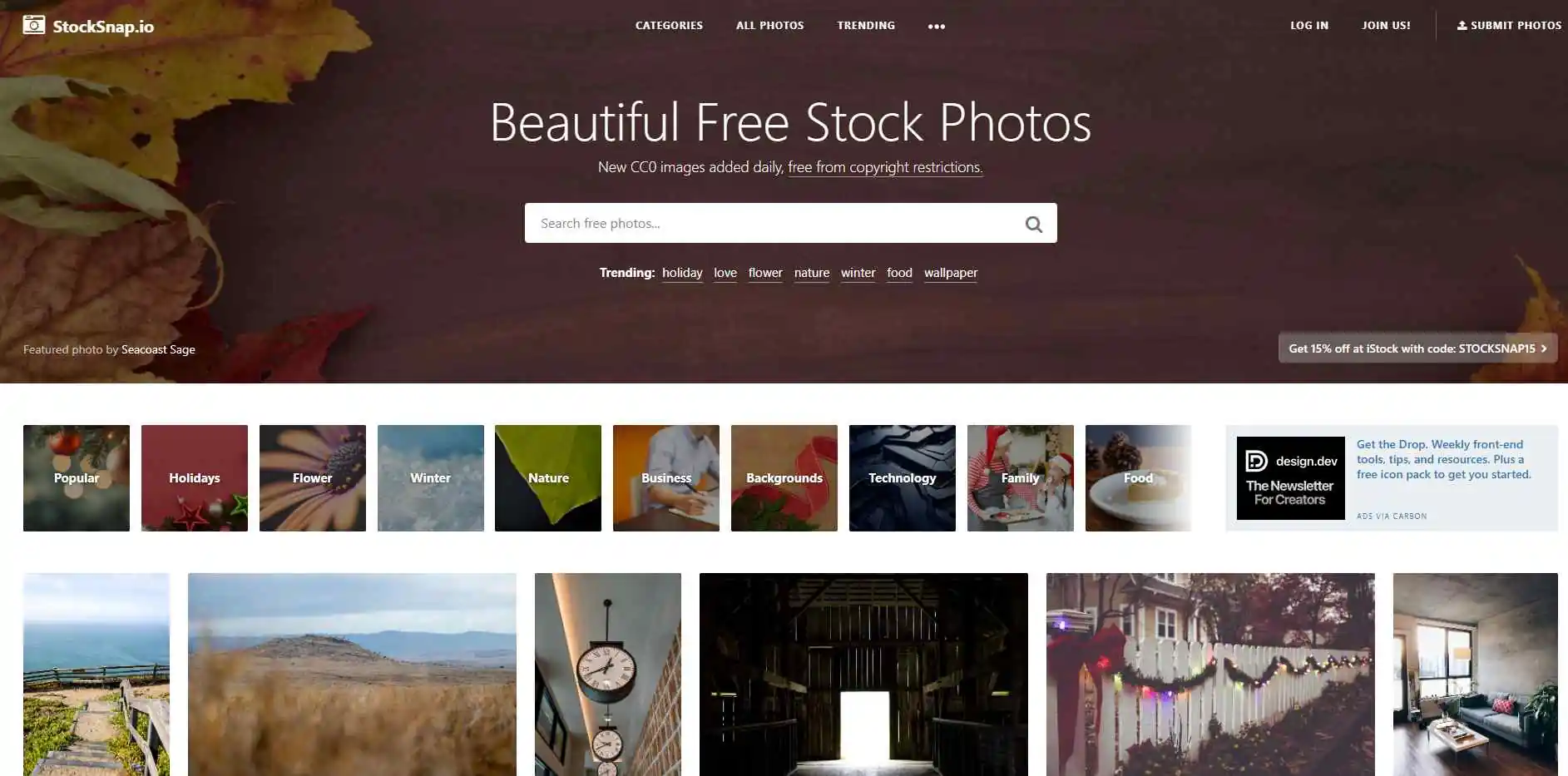 pagina-principal-de-stocksnap