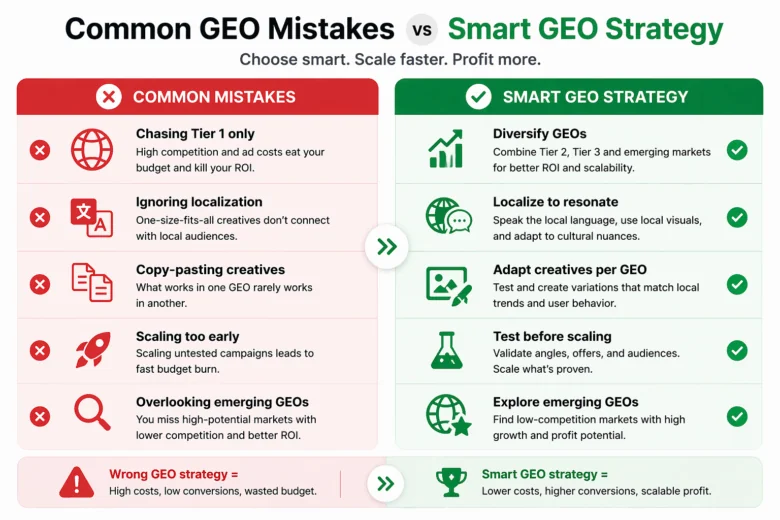 Common geo mistakes