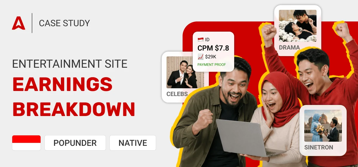 Growing an Indonesian Entertainment Website: $8,700 Monthly Payouts