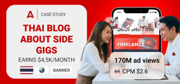 A Side-Hustle Website in Thailand: How a Thai Millennial makes $4,5K Monthly