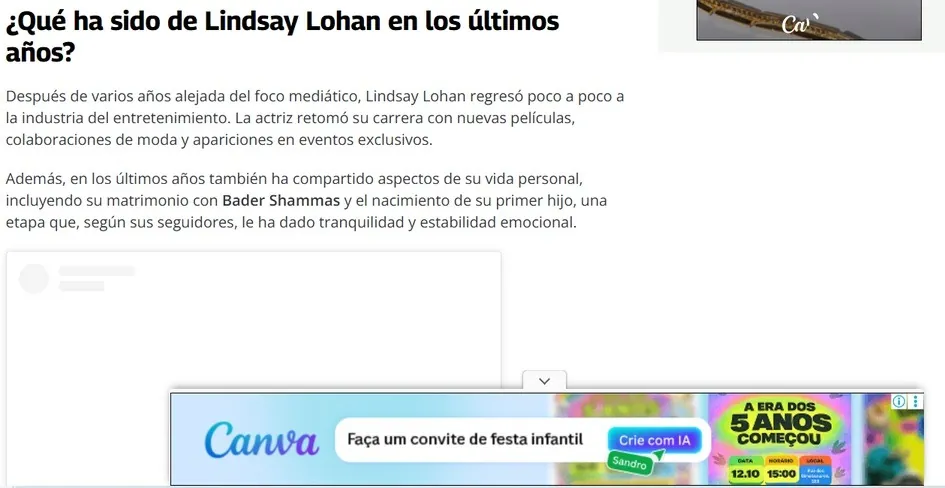 anuncio flotante de canva