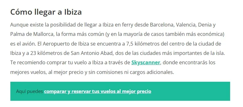 ejemplo de oferta de afiliado conectada con el contenido del blog aviones en papel ejemplo de oferta de afiliado conectada con el contenido del blog aviones en papel