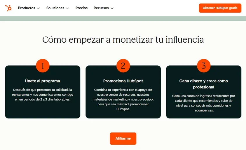 pasos para empezar en el programa de afiliados de hubspot pasos para empezar en el programa de afiliados de hubspot