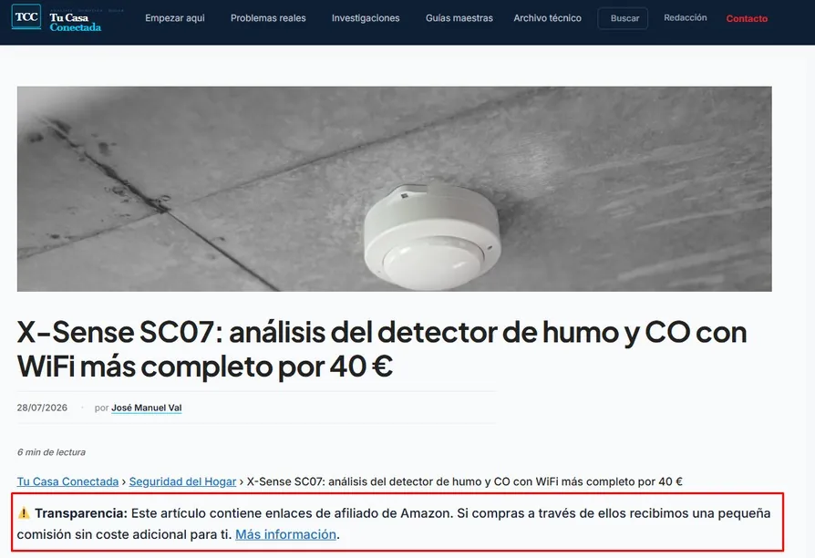 ejemplo de aviso de contenido de afiliados en el blog tu casa conectada ejemplo de aviso de contenido de afiliados en el blog tu casa conectada